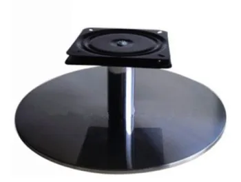 2 Piastre Girevoli Quadrate Da 148x148 Mm, Con Cuscinetto A 360°, Per Sedie, Librerie O Espositori, In Acciaio Resistente