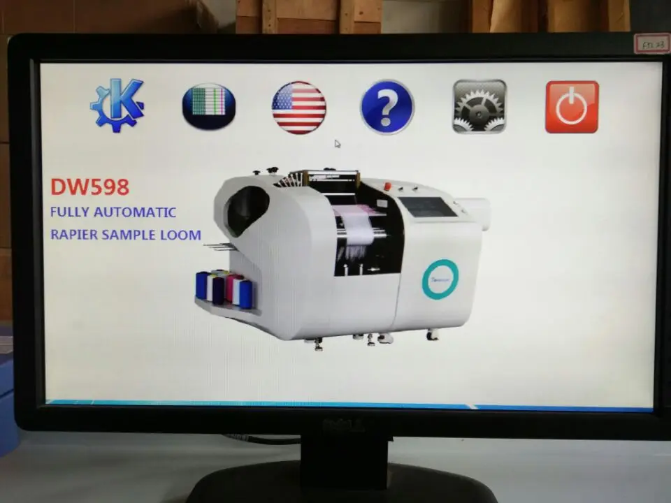 Lab Sample Loom Weaving Machine for Fabric Test  DW598