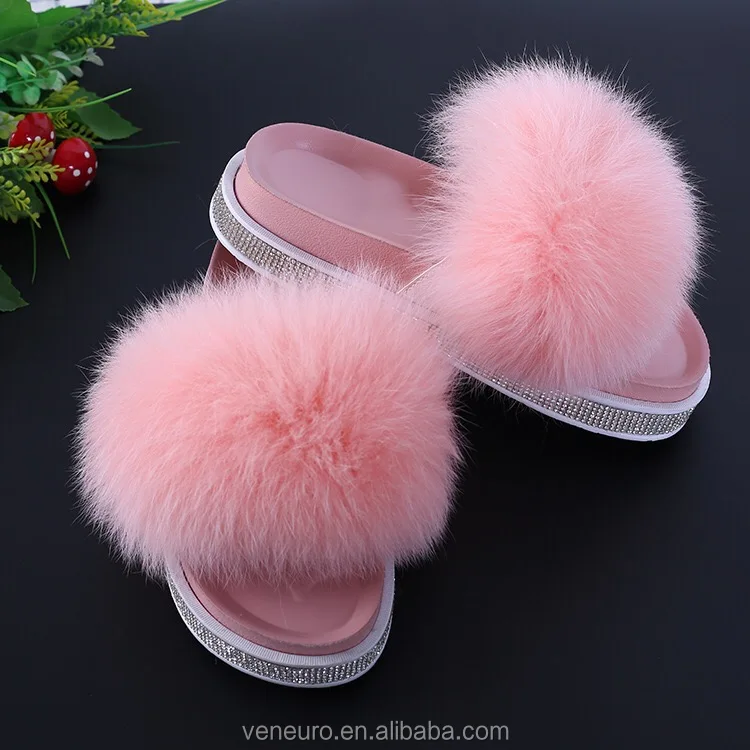 Amazon.com: Pantuflas para mujer en interiores, pantuflas peludas de piel  de felpa con puntera abierta, sandalias de espuma viscoelástica, zapatos de  casa : Ropa, Zapatos y Joyería