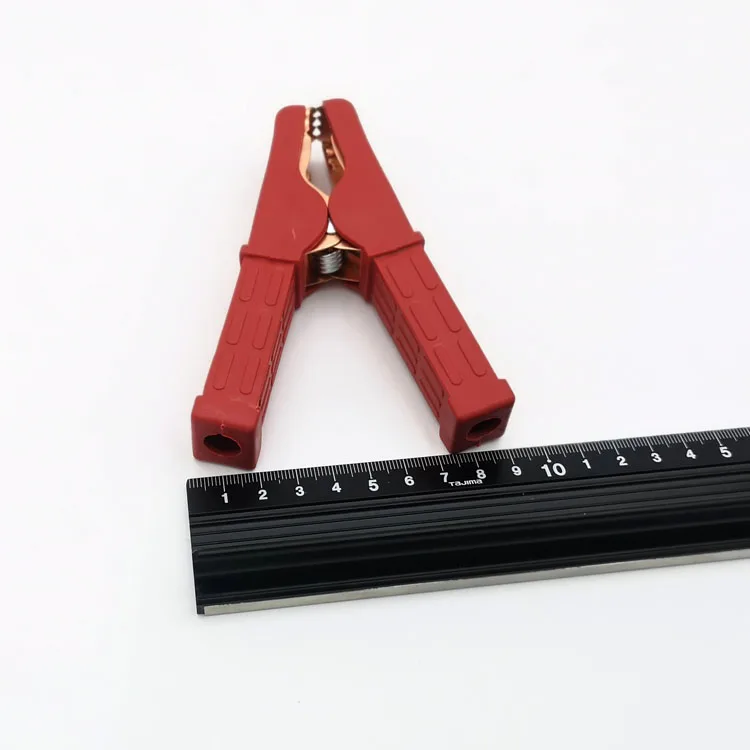 
Резиновый зажим типа крокодил красного и черного цвета ROHS/CE/FCC 100A, зажим для батареи 