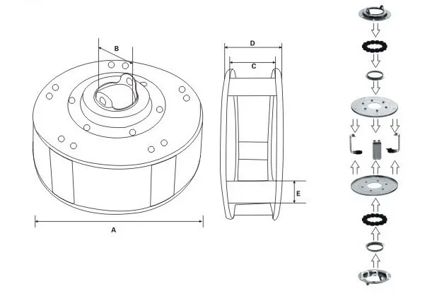Modern Design Spring Box Pulley Parts for Shutter Door Roller Door Garage Door