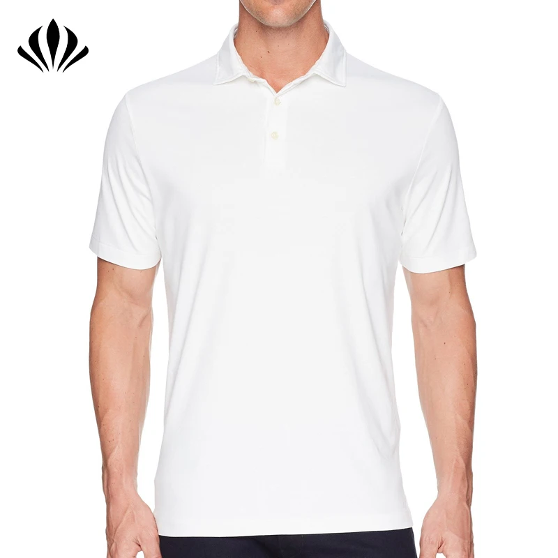 mens white polo shirt