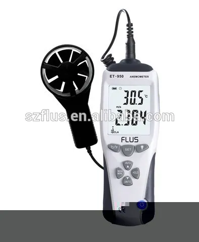 Электронные анемометр скорость ветра метр датчик скорости теория ET-950