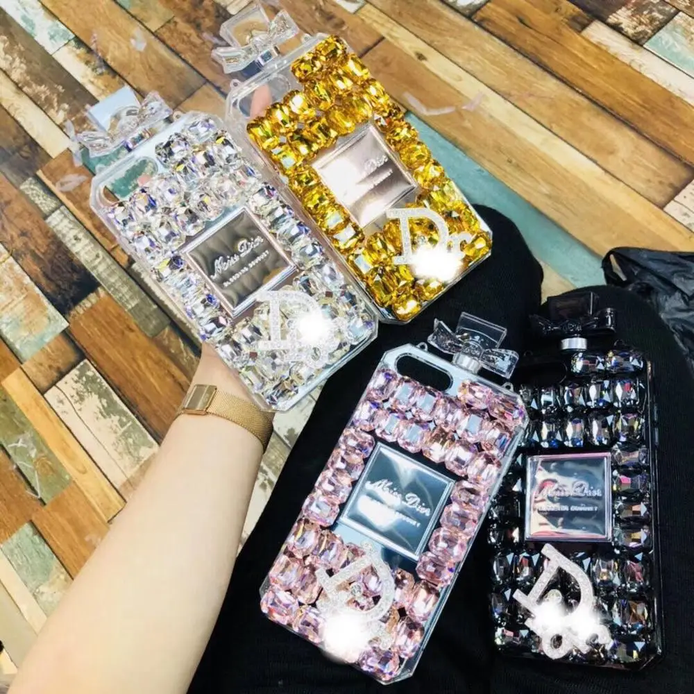 Luxury Bling Diamond Rhinestone Perfume Bottle Phone Case For Iphone 11pro 8p Xs Max Fashion Luxury Case For Samsung S Note10 Buy Perfume Phone Case Perfume Bottle Phone Case Luxury Diamond Perfume Bottle Phone