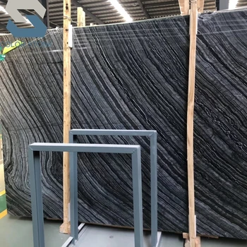 Factory Direct Kenya Zebra Black Marble Tile Onyx For stair risers