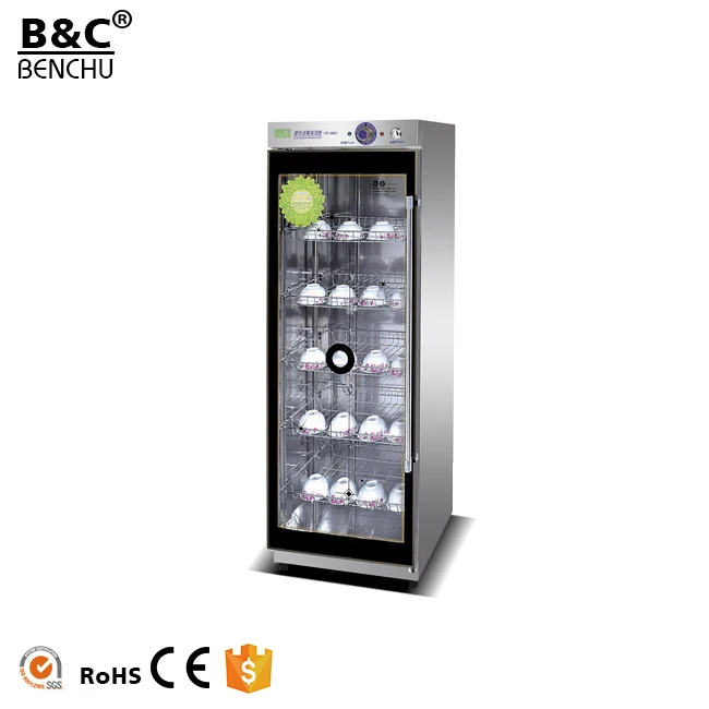
Commercial Restaurant used Stainless Steel High Temperature Disinfection Cabinet / 380L 910L Sterilization Cabinet 