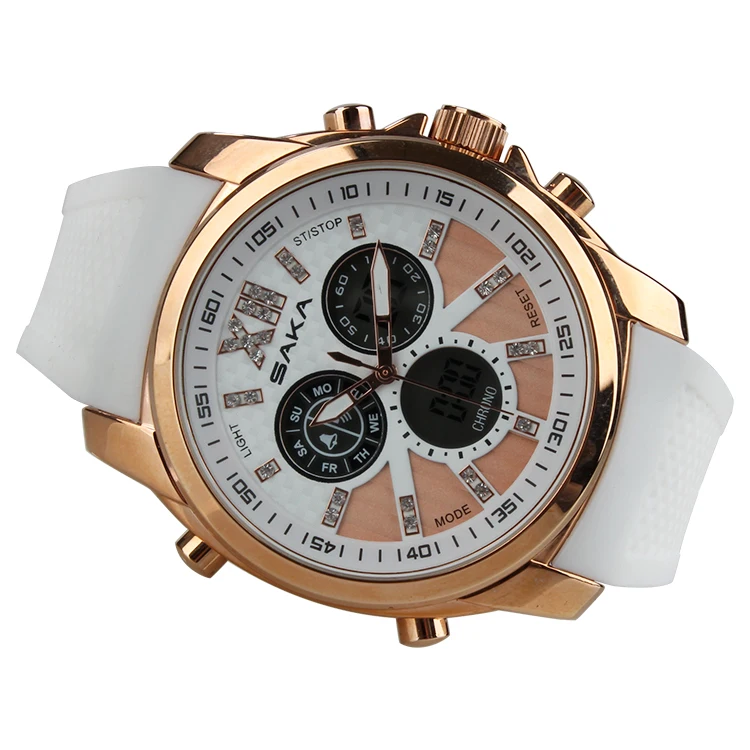 casual quartz analog silicone