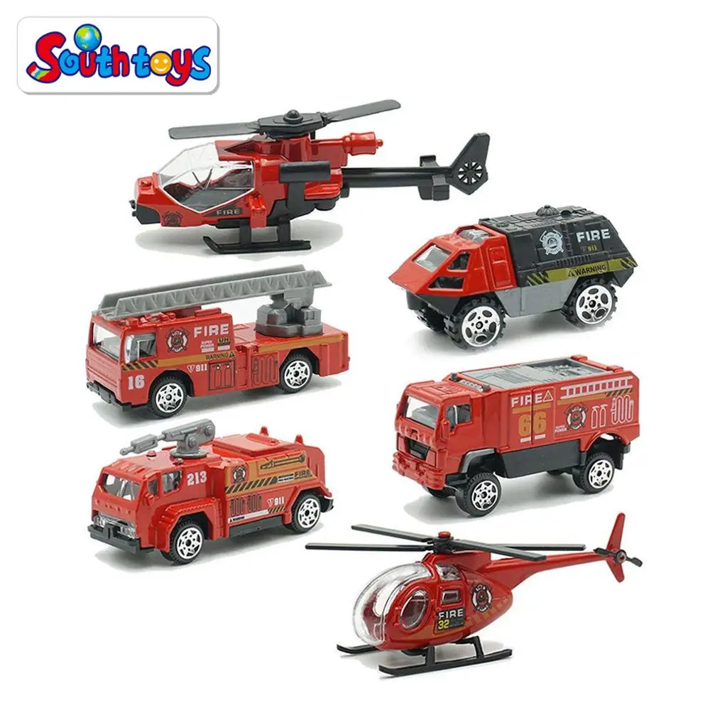 toy diecast fire trucks