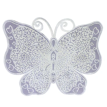 Residential girly light purple color irregular butterfly shape area rug