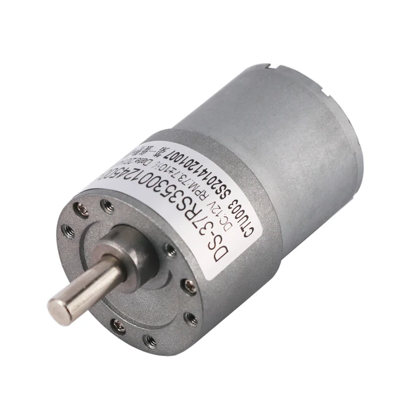 DSD Motor 24V 200RPM DC Geared Motor With 37mm Diameter High Torque for Money Counter
