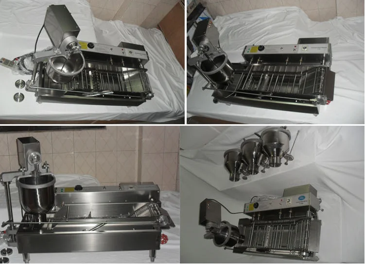 Commercial Dunkin Donut/donut Making Machine/donut Fryer with 3 Moulds