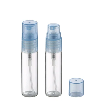 free samples perfume use refillable 5ml perfume glass bottle with fine mist spray