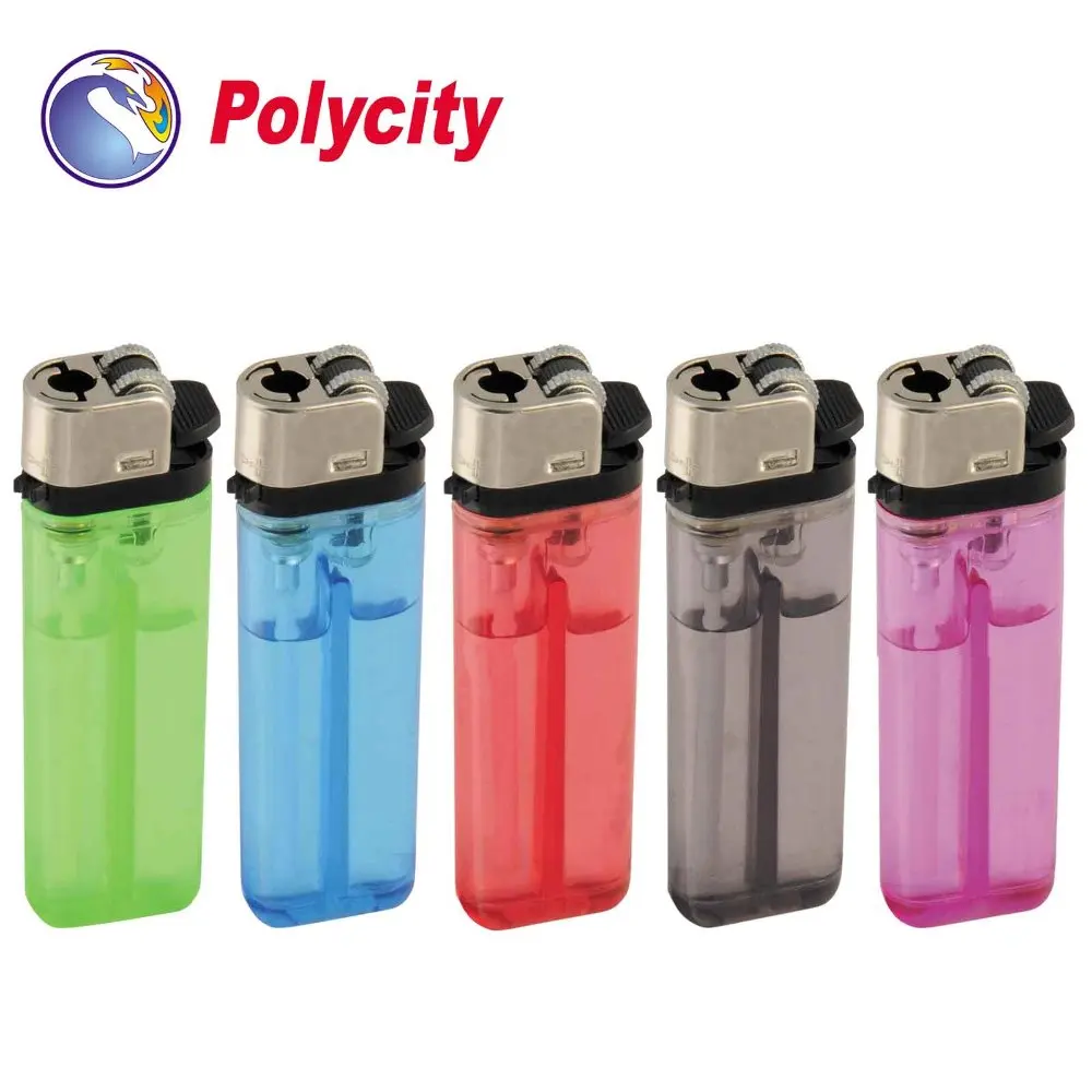 dl-820 disposable flint gas cigarette lighter with round bottom