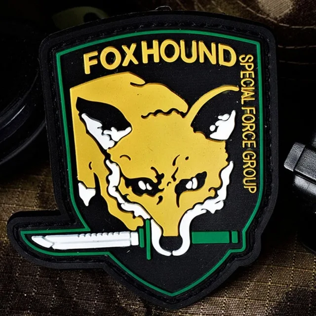 Foxhound Fox Houndパッチspecial Force Group Pvc3dラバーメタルギアミリタリーpvcバッジパッチバックパックジャケット在庫 Buy Pvc パッチ 軍事パッチ 3d ゴムバッジ Product On Alibaba Com