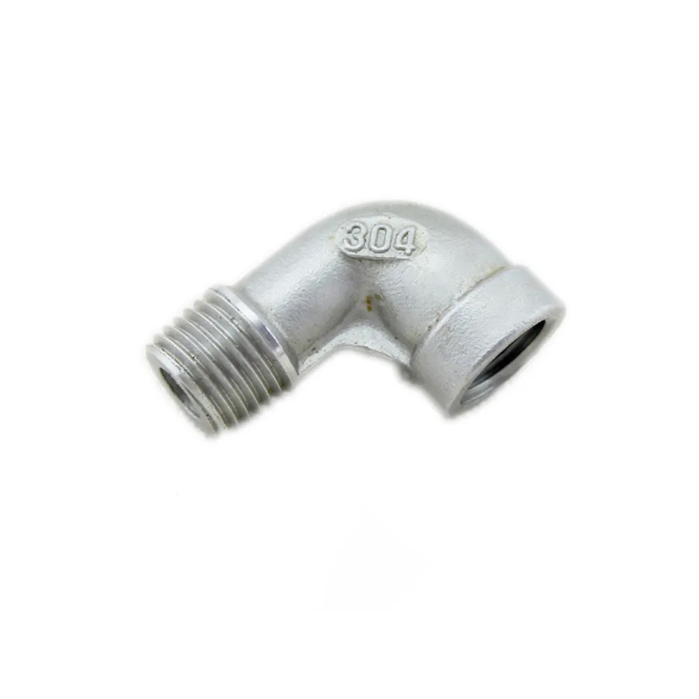 SS 304/316 thread pipe fittings Female x Male street elbow