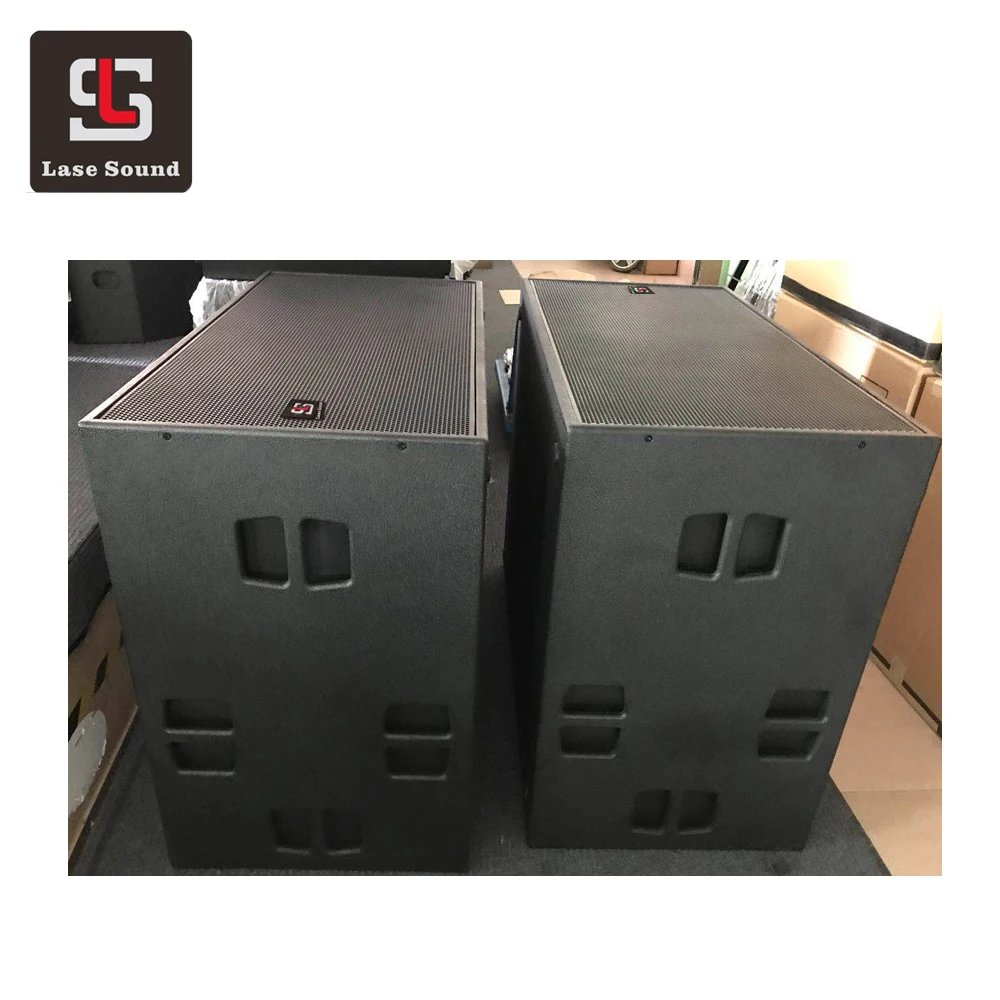 
 B2 двойной 18 дюймов мощность сабвуфер dj нч-динамик сабвуфера 18 дюймов коробка дизайн  
