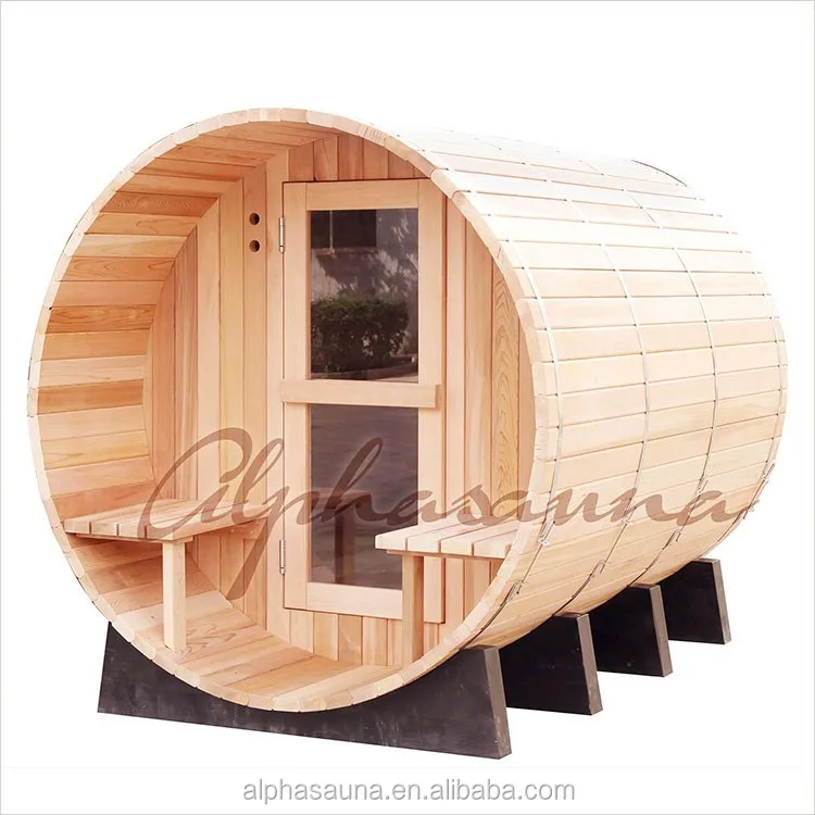 Outdoor Red Cedar Barrel Sauna With Wood Fired Sauna Heater Buy Outdoor,Wood Fired,Barrel
