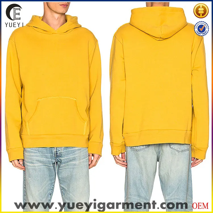 yellow blank hoodie