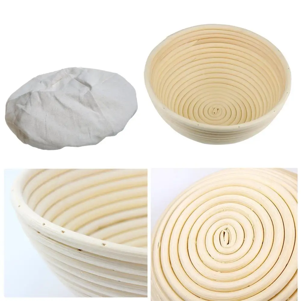Banneton Per Lievitazione Del Pane – Cestino In Rattan Intrecciato A Mano – 30,5 X 20,3 Cm