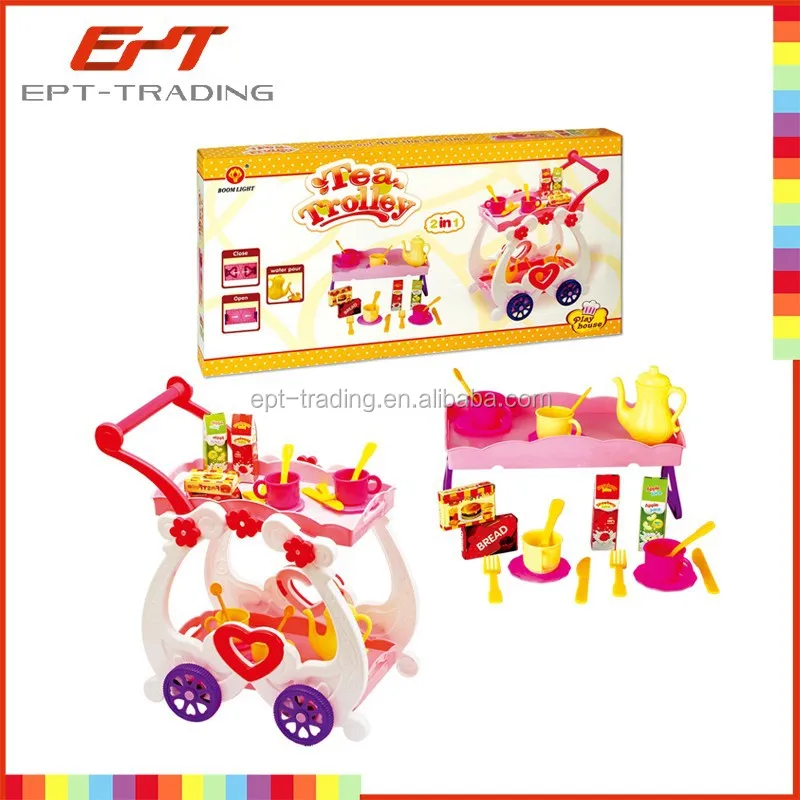 children's tea trolley set