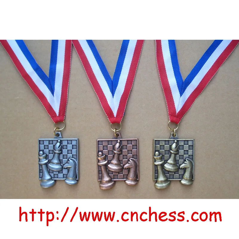 Круглый шахматный медаль