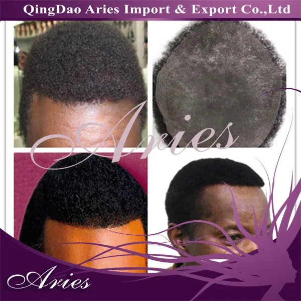 black men's toupee hair pieces