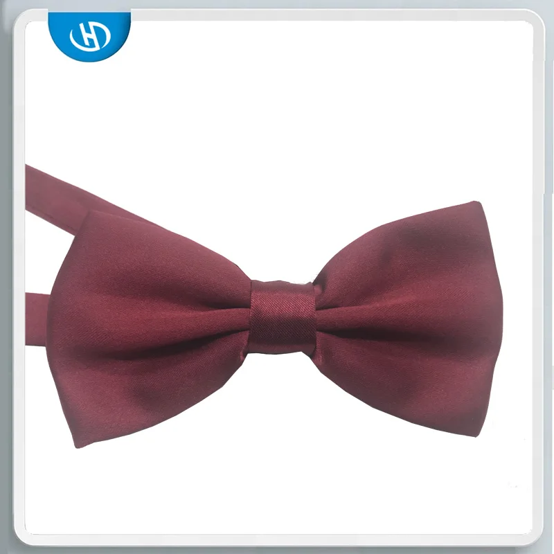 
Shengzhou Factory Custom Label Wholesale Mixed Solid color bow tie 