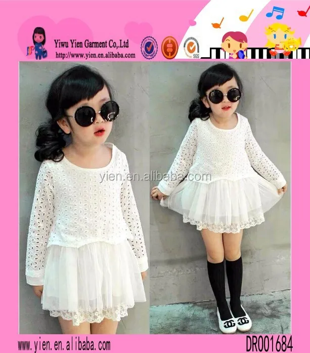 white cotton frock for girl