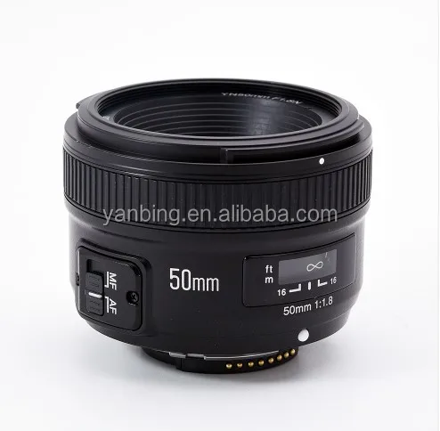 
Объектив YONGNUO YN 50 мм F1.8 с большой апертурой и автофокусом для камеры Nikon DSLR 50 мм/1,8 