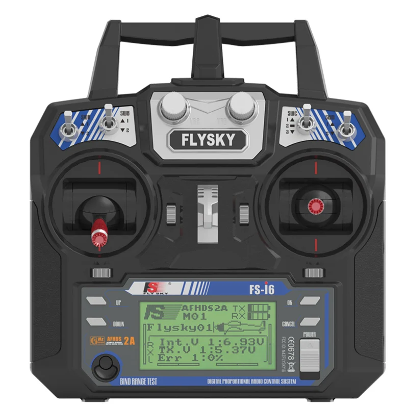 Flysky FS-i6 FS I6 2.4G 6ch RC Transmitter Controller for RC Helicopter Plane Quadcopter Glider Drone Model_2 