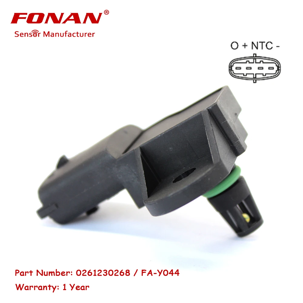 MANIFOLD ABSOLUTE PRESSURE SENSOR MAP for Dodge Fiat GM JAC Jeep 0261230268 0261230030 0261230245 0261230174