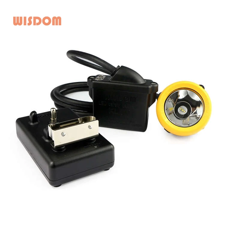 Wisdom KL5Ms led cap lamp USB rechargeable battery with waterproof for miner work