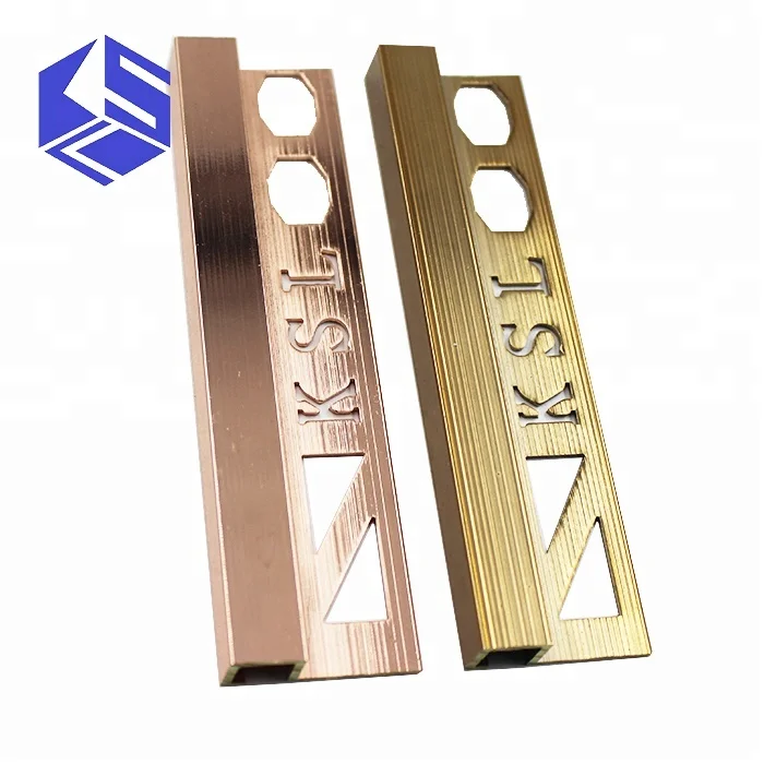 KSL Customized square Box Trim Brass Corner Tile Trim