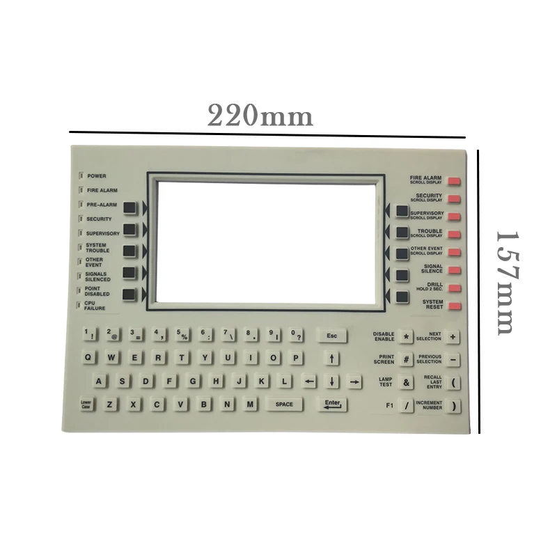 Simplex Fire Alarm Control Panel with Silicone Rubber Keypad