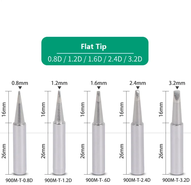 Willdone 900M-T-1C B C K soldering iron tip for hakko soldering station, mobile repair tool