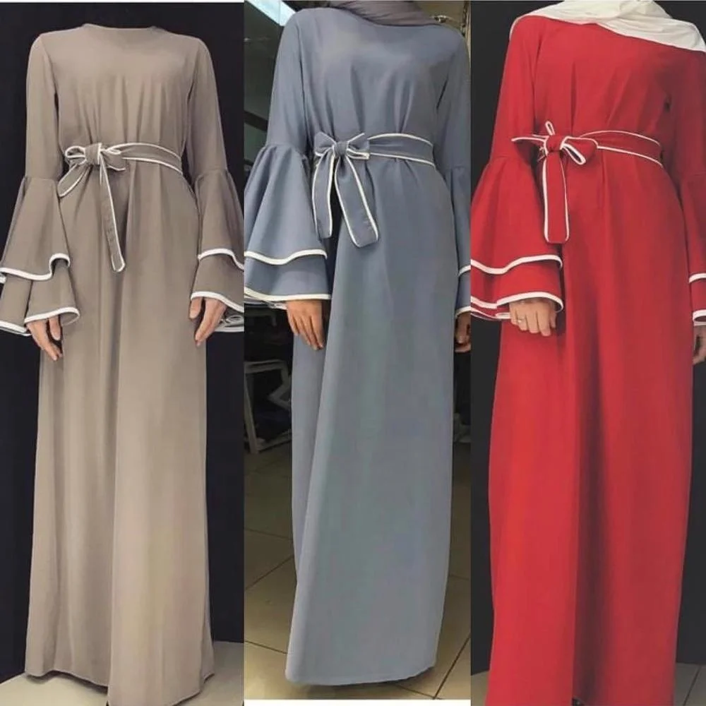 Robe De Soirée Maxi Pour Femmes,Abaya ...