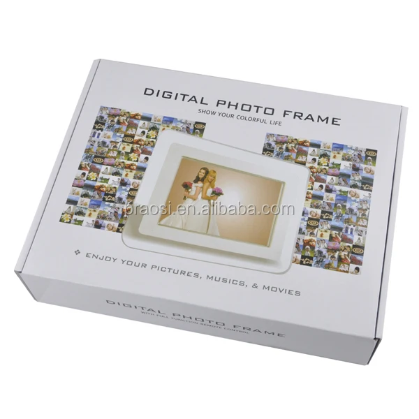 Photo Digital Frame 8" Download Video Movie Support HD 720p 1080p
