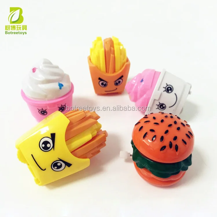 Заводные жестяные игрушки для фаст-фуда пластиковый гамбургер картофель фри мороженое