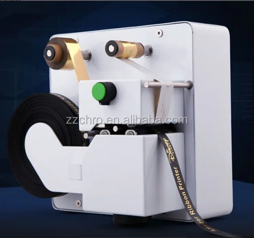 Digital Automatic Satin Printing Machine 3D Gold Hot Foil Ribbon Printer