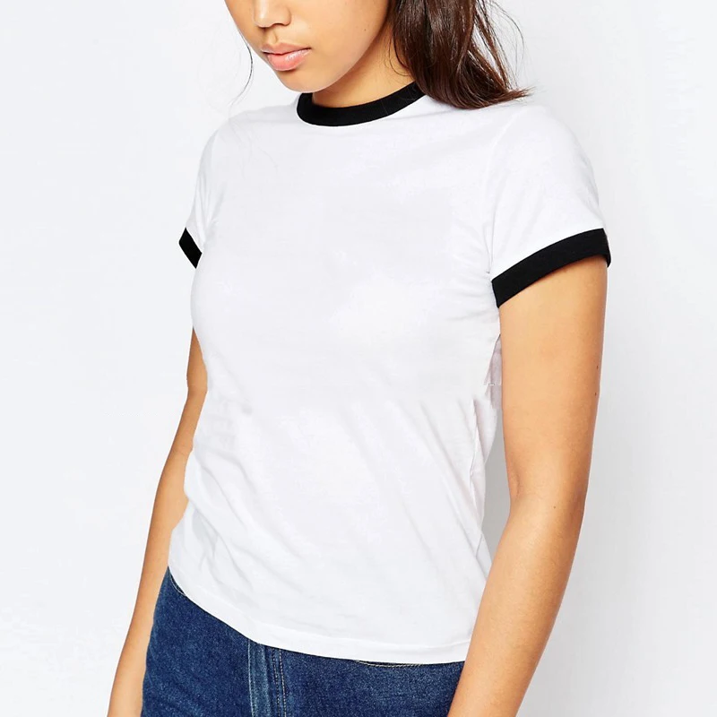 plain white t shirt crop top