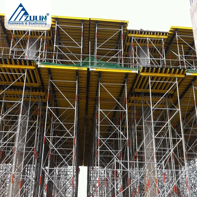 ZULIN European Style Galvanized Steel Modular Movable Scaffolding Prop Floor Slab Beam Formwork System Hotels Certified SGS