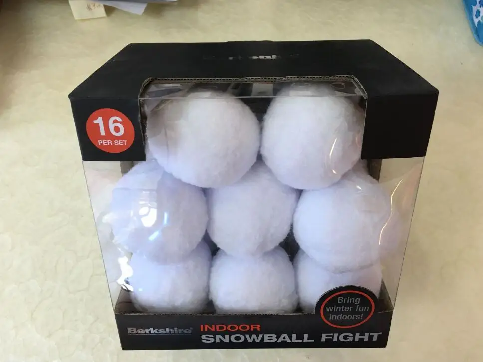 Snowtime Anytime Indoor Snowball Fight Set (40-pack)