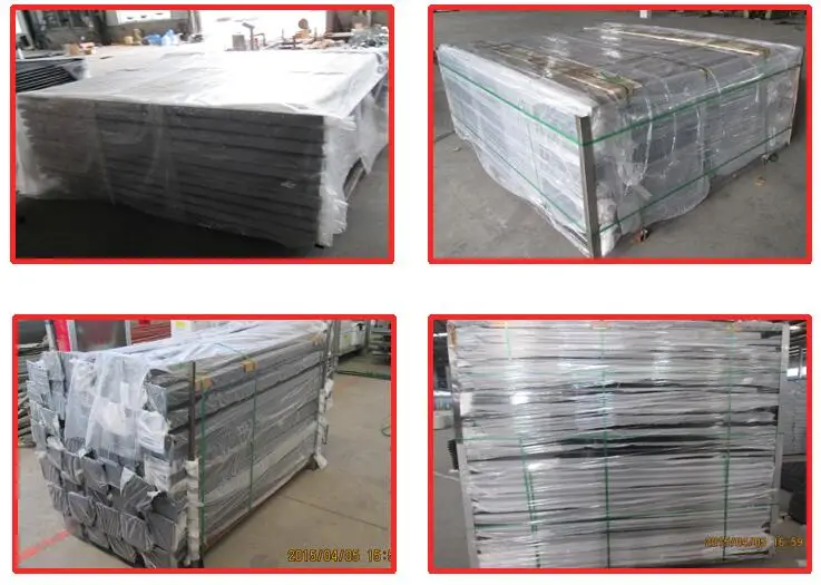 Garden Used Wrought Iron Fence For Sale Powder Coated Spear Top Steel