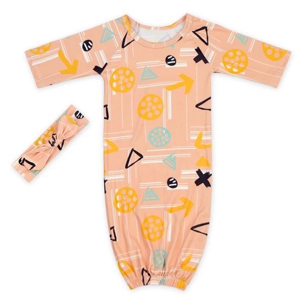 
 Стильное платье для сна для новорожденных, с принтом кактуса, для 2 месяцев, оптовая продажа, милые спальные мешки для маленьких девочек.  