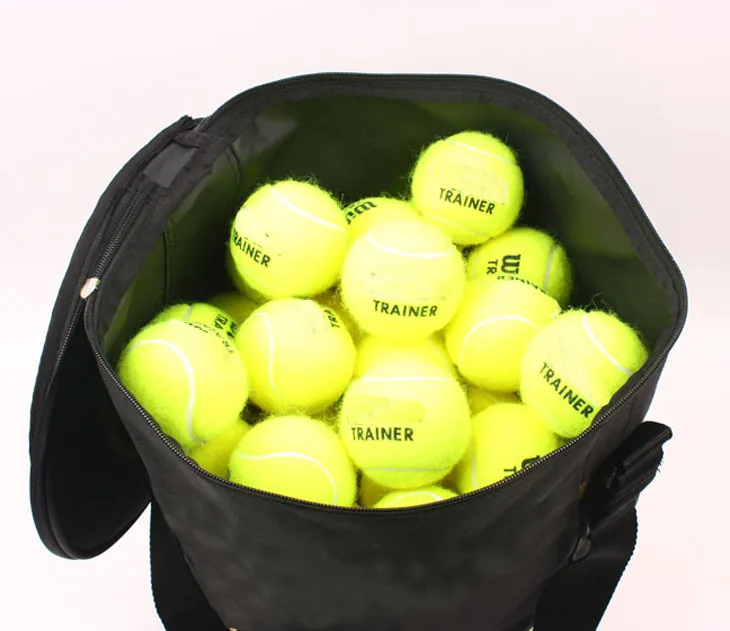 Large Capacity Tennis Sports Bag Barrel Shape Tennis Ball Bag Brand
