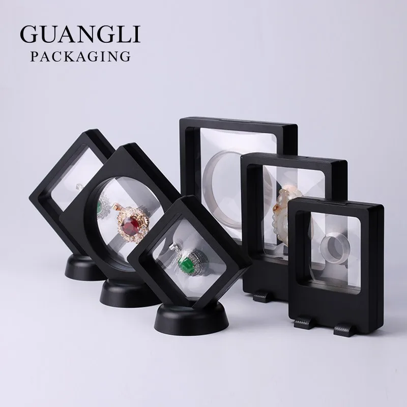 Gemstone Gem Display Box 3x3 Gemstone Sample Display Box Hexagonal