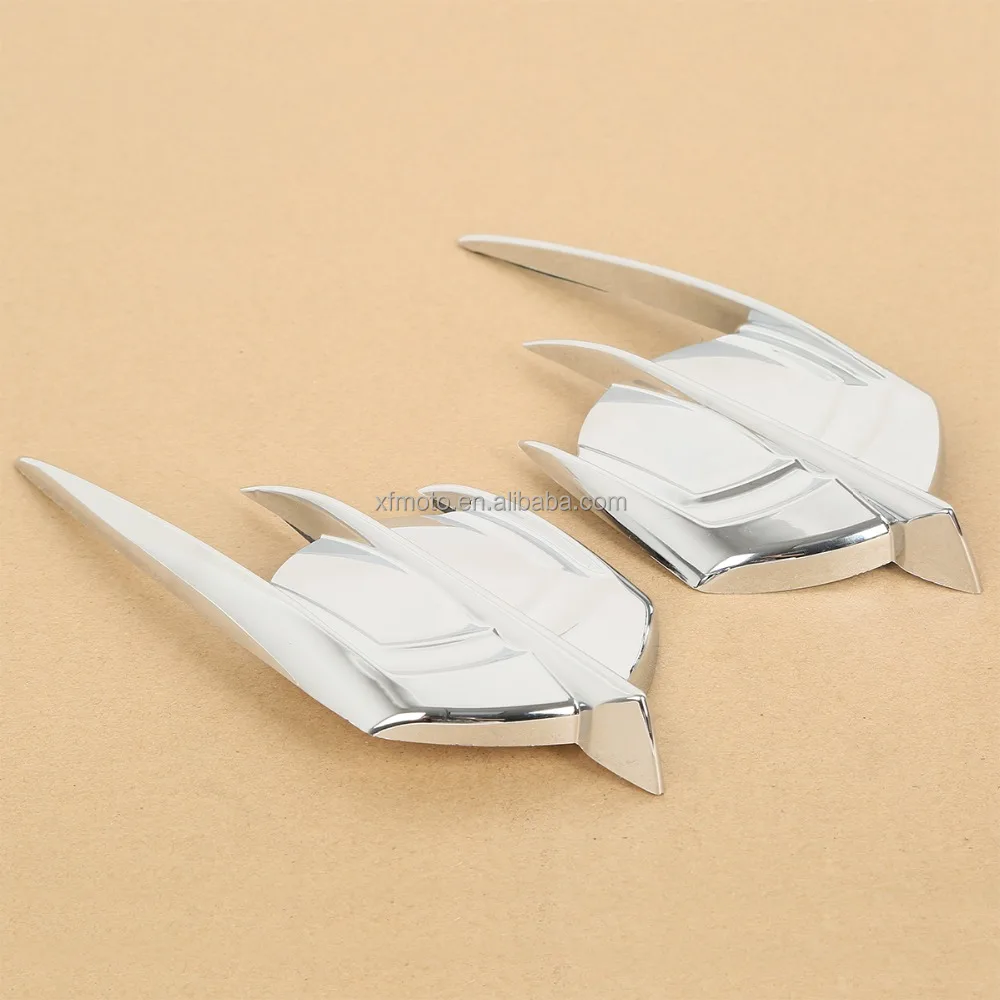 Motorcycle Chrome Falcon Fairing Emblem Cover for Honda Goldwing 1800 2012-2013
