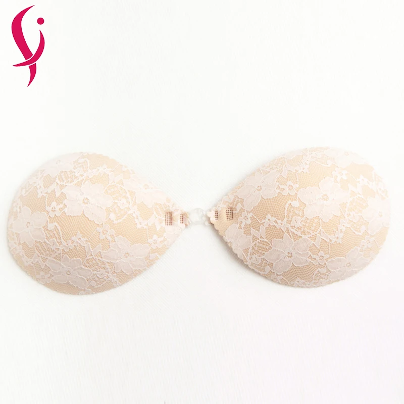 self adhesive silicone fancy lace bra