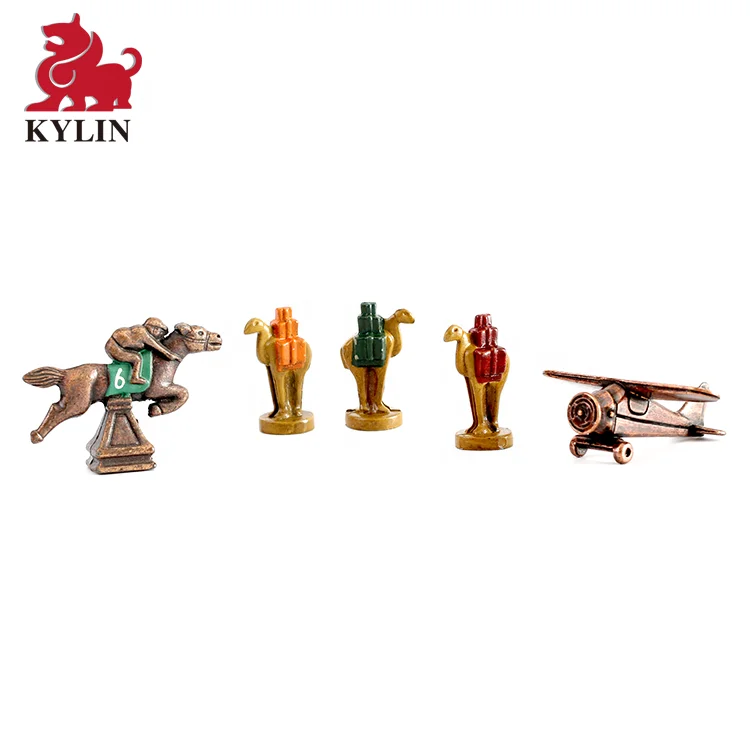 Custom High Quality Table Game Pieces  Board Games Pieces Accessories Components Miniature Metal Figures for Kids and Adults