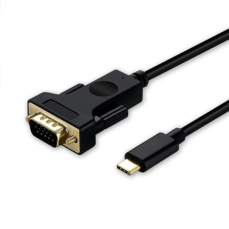 Usb Type C To Vga Male 1080p Hdtv Monitor Cable For Laptop Buy Type C Vga Cable Cable Vga Wiring Diagram Vga Cable Product On Alibaba Com